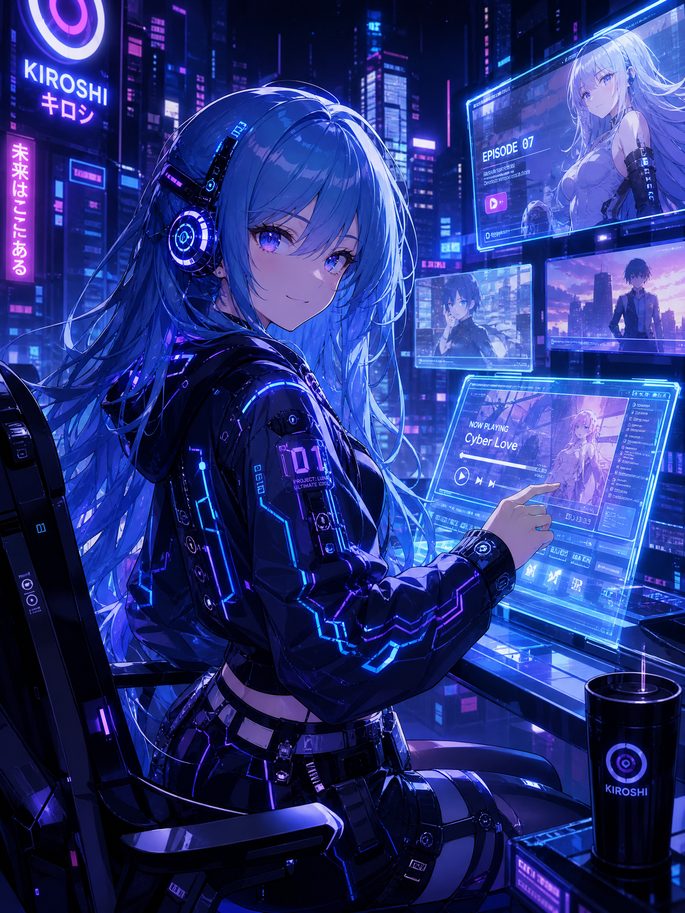 51视频动漫-赛博少女AI觉醒 · 动漫演示